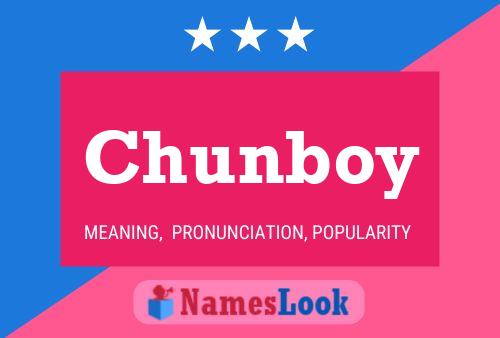 Chunboy Naam Poster