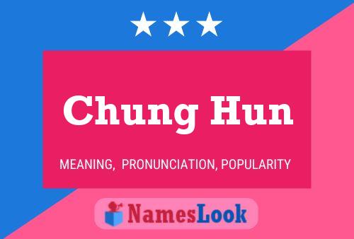 Chung Hun Naam Poster