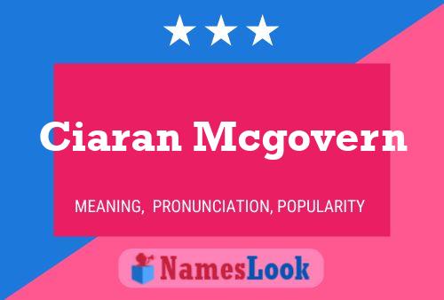 Ciaran Mcgovern Naam Poster