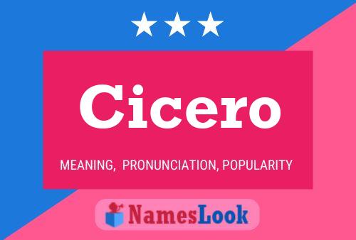 Cicero Naam Poster