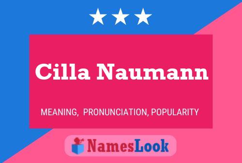 Cilla Naumann Naam Poster