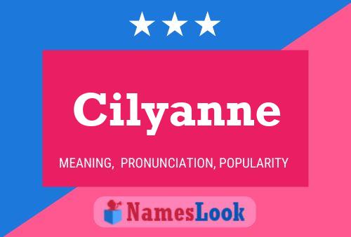 Cilyanne Naam Poster