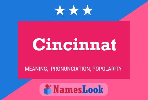 Cincinnat Naam Poster