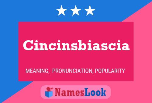 Cincinsbiascia Naam Poster