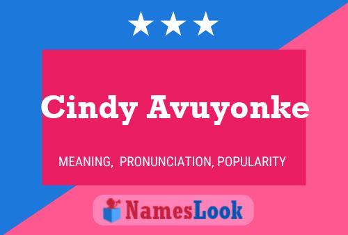 Cindy Avuyonke Naam Poster