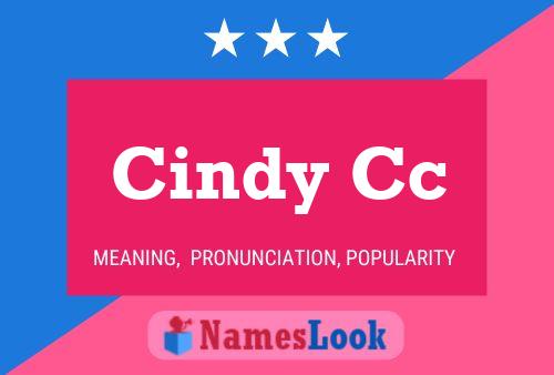 Cindy Cc Naam Poster