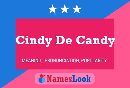 Cindy De Candy Naam Poster