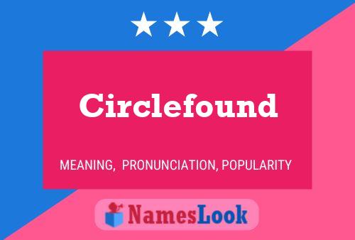 Circlefound Naam Poster