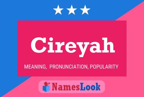 Cireyah Naam Poster