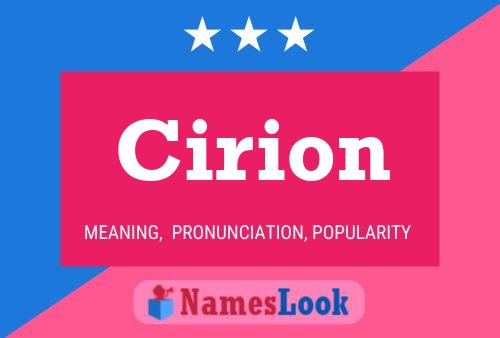 Cirion Naam Poster