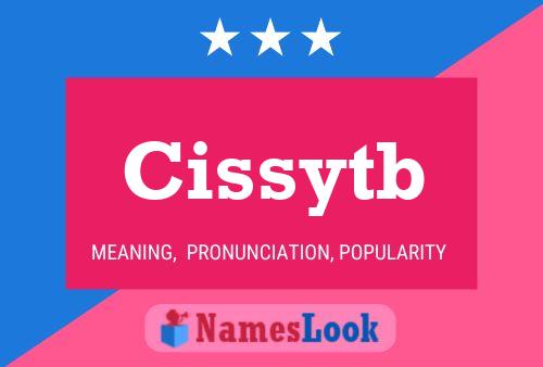 Cissytb Naam Poster