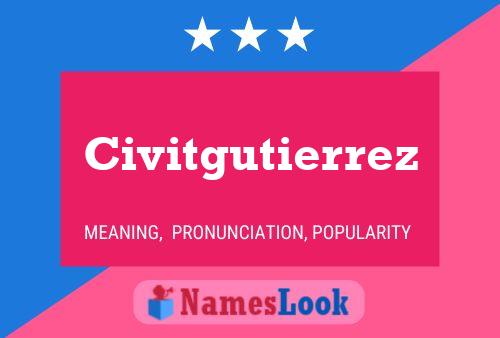 Civitgutierrez Naam Poster