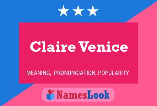 Claire Venice Naam Poster