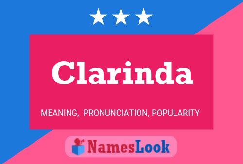 Clarinda Naam Poster