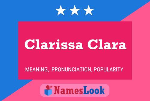 Clarissa Clara Naam Poster