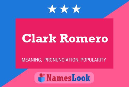 Clark Romero Naam Poster