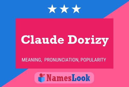 Claude Dorizy Naam Poster