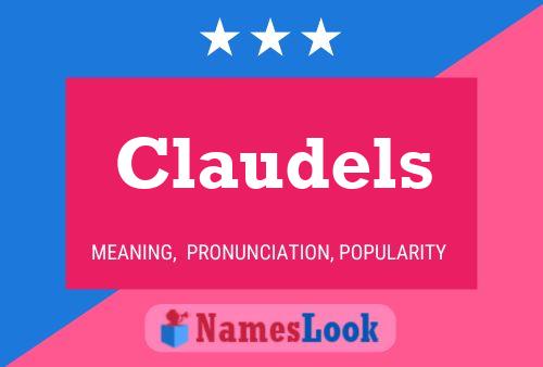 Claudels Naam Poster