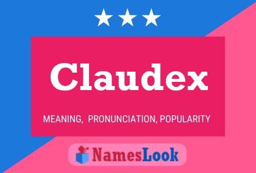 Claudex Naam Poster