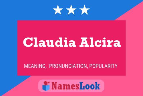 Claudia Alcira Naam Poster