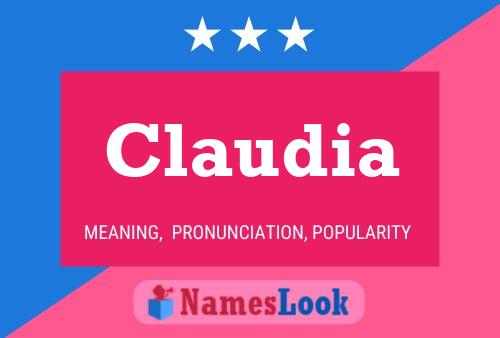 Claudia Naam Poster