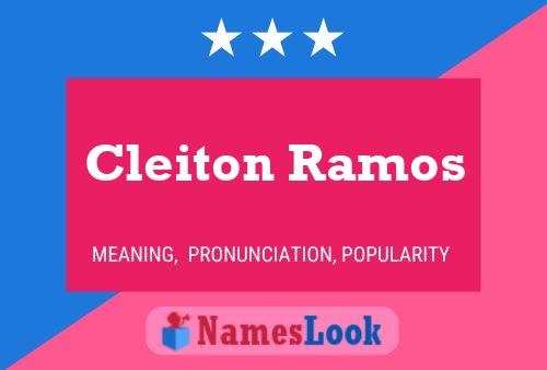 Cleiton Ramos Naam Poster