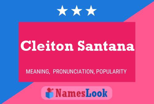 Cleiton Santana Naam Poster