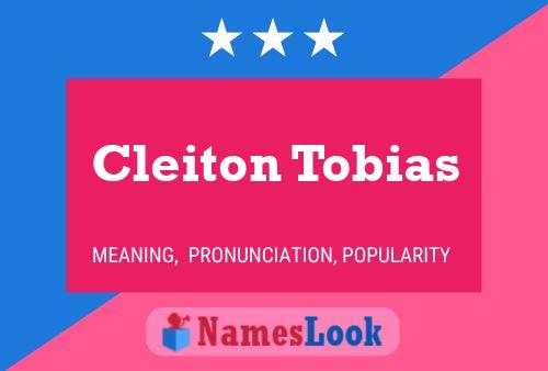 Cleiton Tobias Naam Poster