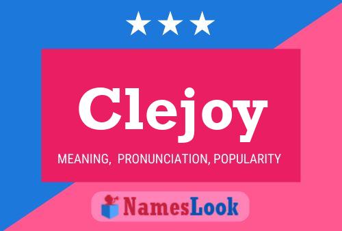 Clejoy Naam Poster