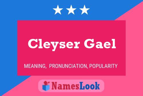 Cleyser Gael Naam Poster