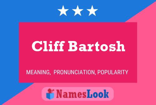 Cliff Bartosh Naam Poster