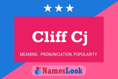 Cliff Cj Naam Poster