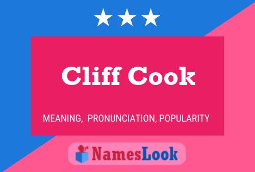 Cliff Cook Naam Poster