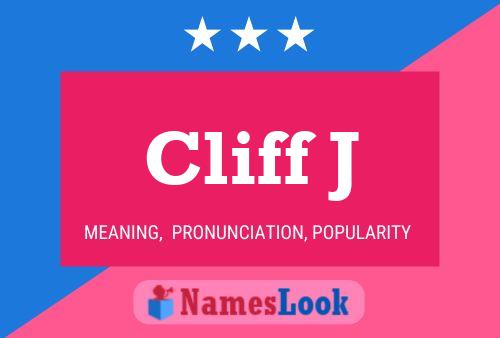 Cliff J Naam Poster