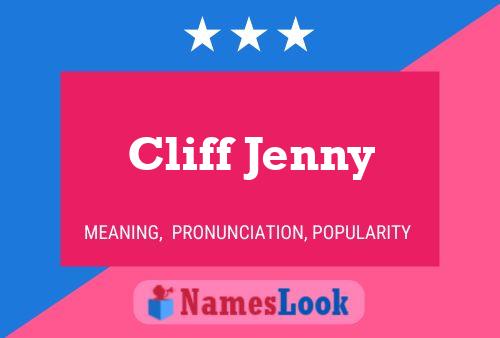 Cliff Jenny Naam Poster