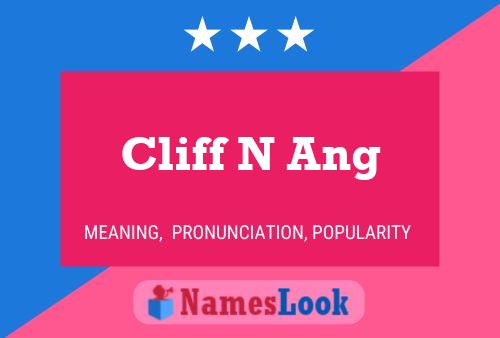 Cliff N Ang Naam Poster