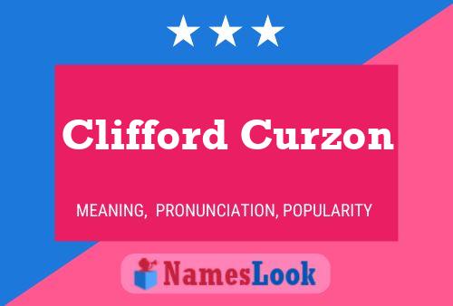 Clifford Curzon Naam Poster