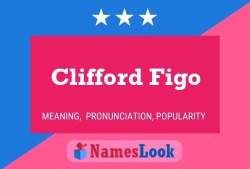 Clifford Figo Naam Poster