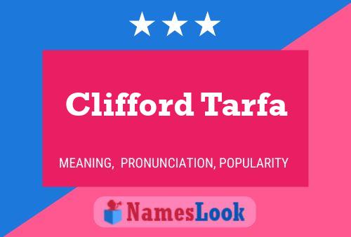 Clifford Tarfa Naam Poster