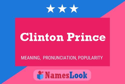 Clinton Prince Naam Poster