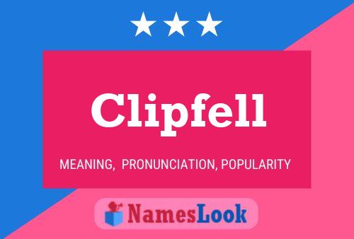 Clipfell Naam Poster