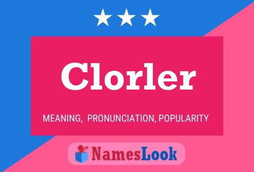 Clorler Naam Poster