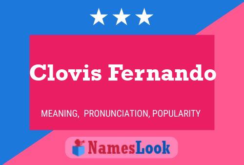 Clovis Fernando Naam Poster