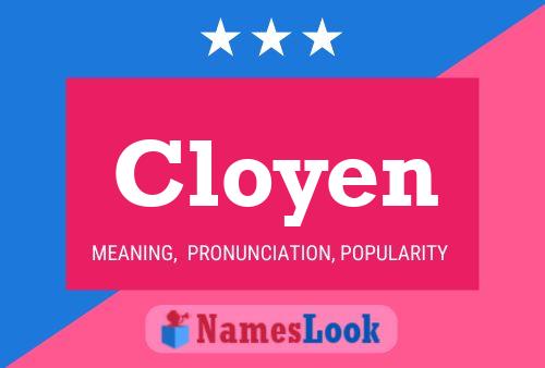 Cloyen Naam Poster