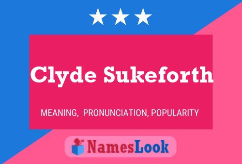 Clyde Sukeforth Naam Poster