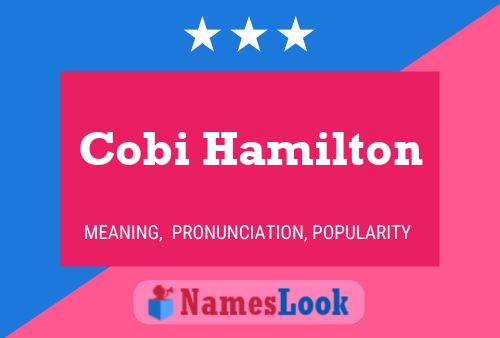 Cobi Hamilton Naam Poster