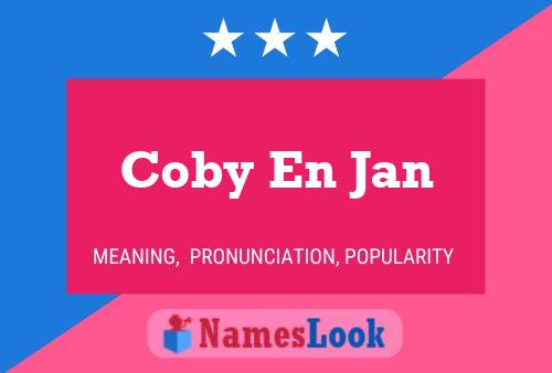 Coby En Jan Naam Poster