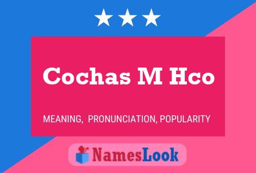 Cochas M Hco Naam Poster