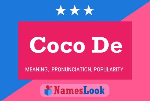 Coco De Naam Poster