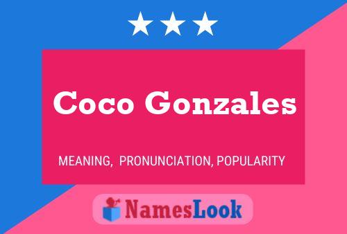 Coco Gonzales Naam Poster